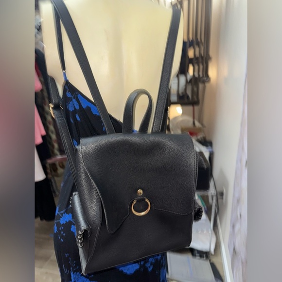 "Blake Mini Backpack Purse in Black" by Foley + Corinna. - Picture 13 of 14